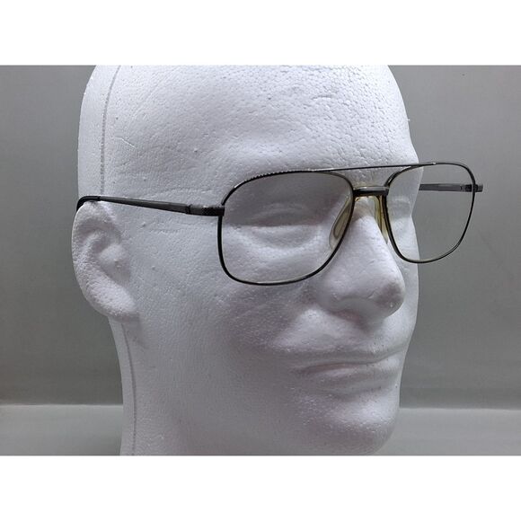 Vintage Zyloware Stetson 178 Square Full Frame Aviator 57-16-145 Eyeglasses - Picture 4 of 14